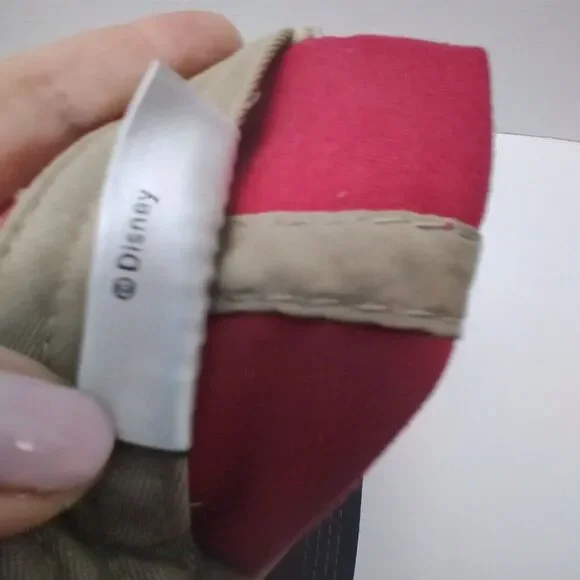 Disney Parks Disneyland baseball cap red navy distressed look - Picture 10 of 11